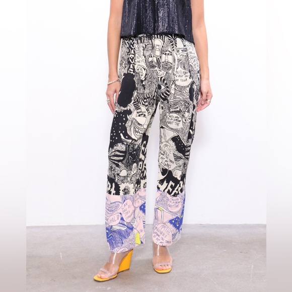 ✨SOLD✨ Rachel Comey Lenny Pant in Chatter Print - Picture 2 of 11